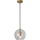 Axyaa Glass Bubble Chandelier - French Country Modern Design for High Ceiling Bedroom