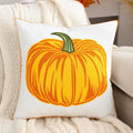 Axyaa Halloween Spider Web Embroidery Velvet Pillowcase for Home Decor