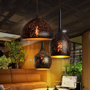 Axyaa Retro Carved Pendant Light: Creative Atmosphere Chandelier for Living Room, Coffee Shop, Bar