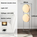 Axyaa Nordic Bauhaus LED Floor Lamp for Romantic Living Room Decoration