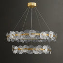 Axyaa Lotus Leaf LED Chandeliers: Modern Lighting Fixtures for Living Room, Bedroom, Dining Table.