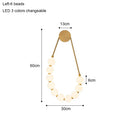 Axyaa Glass Ball Wall Lamp Cream - Modern Minimalist Bedroom Beads Decoration