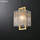 Axyaa Copper Glass Adjustable Chandelier Pendant Lamp