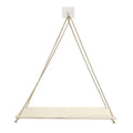 Axyaa Wooden Swing Wall Shelve - Plant Flower Pot Tray Storage - Home Garden Decoration