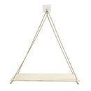 Axyaa Wooden Swing Wall Shelve - Plant Flower Pot Tray Storage - Home Garden Decoration