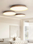 Axya Stone Retro Round LED Ceiling Lamp for Living Room Office Lighting