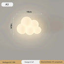 Axyaa Cloud Wall Lamps Cream Style Cartoon Kids Bedroom Lighting Fixtures