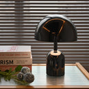 Axyaa Iron Mushroom LED Table Lamp: Nordic Modern, Touch Switch, Warm Light