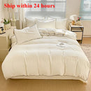 Axyaa Silk Soft Satin Jacquard 4-Piece Bed Sheet Set