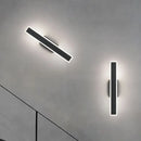Axyaa Black LED Wall Sconce Modern Home Decor Lamp for Bedroom Living Room