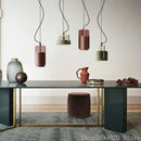 Axyaa Retro Industrial Cement Pendant Lamp for Coffee Shop Counter Home Decor