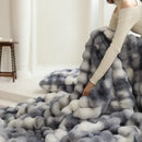 Axyaa Luxury Tuscan Fur Winter Blanket - Super Comfortable & High-end Warmth
