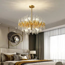 Axyaa Luxury Crystal Chandelier for Villa - Elegant & Simple for Living Room, Dining Room, Bedroom
