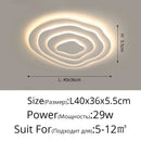 Axyaa Nordic Corrugated Chandelier Flush Mount Ceiling Light