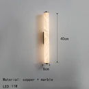 Axyaa Spanish Marble LED Wall Light - Gold/Black/Copper - Indoor Sconce