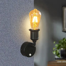 Axyaa Minimalist Wall Lamp with E27 Bulb & Button Switch for Indoor LED Lighting