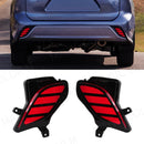 Axyaa LED Rear Bumper Reflector Toyota Highlander Dynamic Signal Light