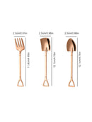 Axyaa Stainless Steel Dessert Scoop - Ice Cream Scoop Shovel Spoon Cake Watermelon