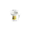 Axyaa Ceramic Hexagonal High Footed Bowl - Elegant Dessert & Snack Bowl