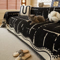 Axyaa Chenille Sofa Cover: Universal, Anti-Slip, Comfy, All Season, Living Room Decoration