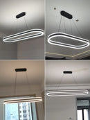 Axya Modern LED Chandelier for Home Indoor Lighting