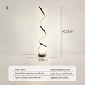 Axyaa Aluminum Spiral LED Floor Lamp for Study, Bedroom, Living Room Lighting