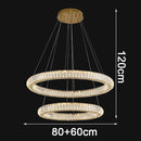 Axyaa Crystal Chandelier Pendant Lamp for Luxurious Living Room and Bedroom Lighting