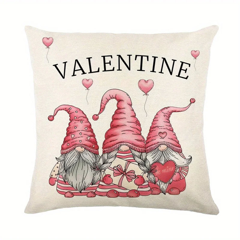 Envelope Love Pattern Pillowcase for Romantic Home Decor by Axyaa