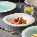 Axyaa Ceramic Salad Bowl: Vintage Style for Soup, Fruit, Sashimi, and Molecular Cooking