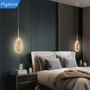 Axyaa Crystal Chandelier LED Pendant Lamp for Dining Room and Bar