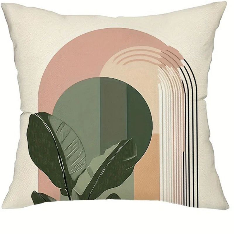 Axyaa Bohemian Abstract Minimalist Pillowcase without Pillow Core