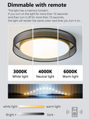 Axyaa Modern Minimalist LED Ceiling Light for Bedroom, Living Room, and Study