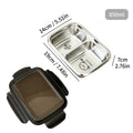 Axyaa 304 Stainless Steel Lunch Box - Large Capacity Bento Box