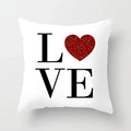 Axyaa Red Cartoon Cushion Cover 45x45cm - Modern Leisure Home Decor Pillow