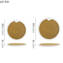 Axyaa Solid Color Pearl Dot Ceramic Sushi Dessert Steak Plate Set for Molecular Cuisine