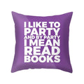 Axyaa Blue Purple Polyester Pillow Case Throw Pillow Cover
