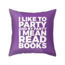 Axyaa Blue Purple Polyester Pillow Case Throw Pillow Cover