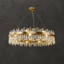Axyaa Crystal LED Ceiling Chandeliers for Luxe Living Space
