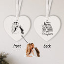 Axyaa Personalized Ceramic Photo Engraved Heartfelt Keepsake Gift