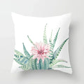 Axyaa Cactus Plants Pattern Cushion Cover Throw Pillow Decor Sofa Pillowcase