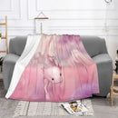 Axyaa Pink Axolotl Fleece Blanket for Bedroom & Home - Ultra-Soft & Adorable