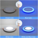 Axyaa Dual Color Panel Light: Dimmable Modern LED Ceiling Lamp for Bedroom & Kitchen