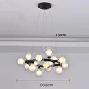 Axyaa LED Pendant Chandeliers for Modern Home Decor Lighting