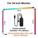 Axyaa RGB Smart LED Strip Light for Ambient TV PC Display Sync & Decor
