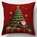 Axyaa Christmas 3D Pattern Pillow Cover for Sofa, Bedroom, Car