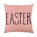 Easter Bunny Eggs Pillowcase 45x45cm Linen Pillow Covers, Axyaa Home Decor Brand