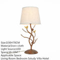 Axyaa Retro LED Table Lamp: Nordic Art for Living Room, Bedroom, Study