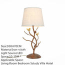 Axyaa Retro LED Table Lamp: Nordic Art for Living Room, Bedroom, Study
