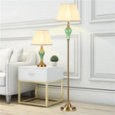 Axyaa Ceramic Table Lamp: Elegant LED Desk Light for Contemporary Home & Hotel Decor