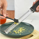 Axyaa Stainless Steel Cheese Grater with Anti Slip Handle - Multifunction Kitchen Tool